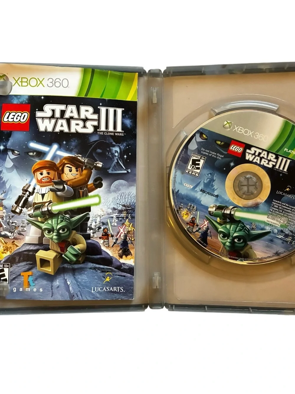 LEGO XBOX 360 Triple Game Bundle: Indiana Jones 2, Star Wars 3, Jurassic World